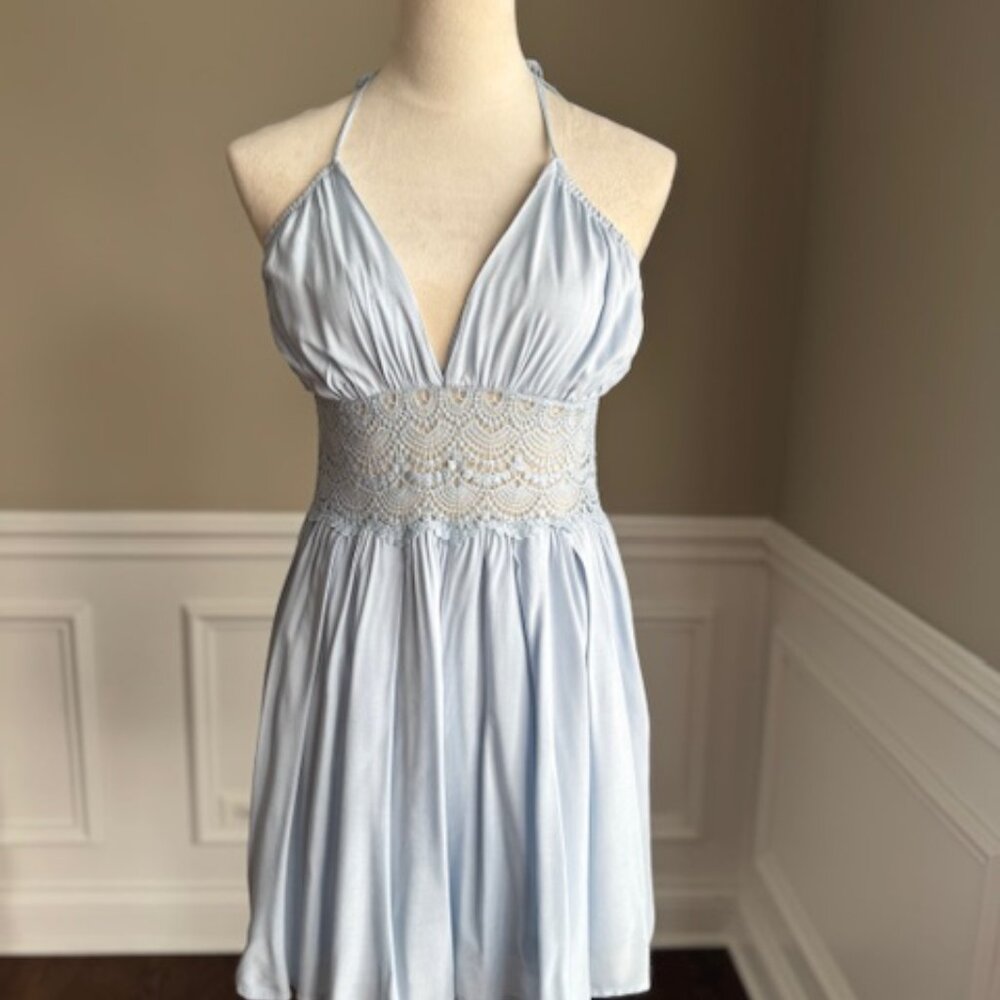 Rosie Crochet Open Back Romper - Picture 3 of 15